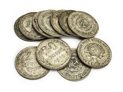 Монеты СССР с содержанием серебра